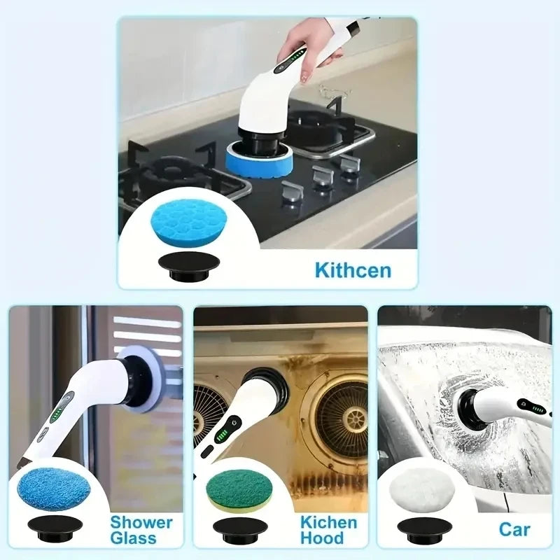 Wireless Electric Cleaning Scrubber