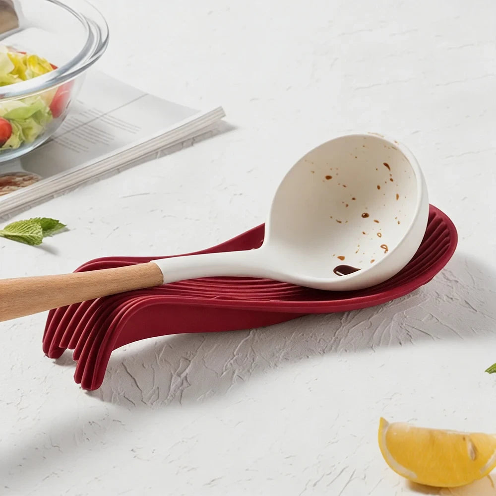 Silicone Heat Resistant Spoon Rest