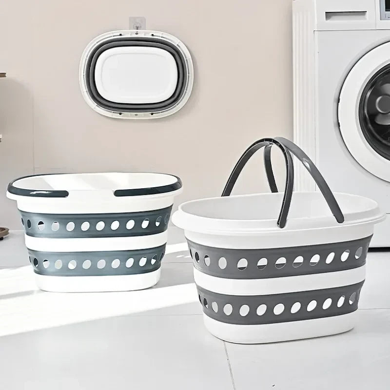 Collapsible Space-Saving Laundry Basket