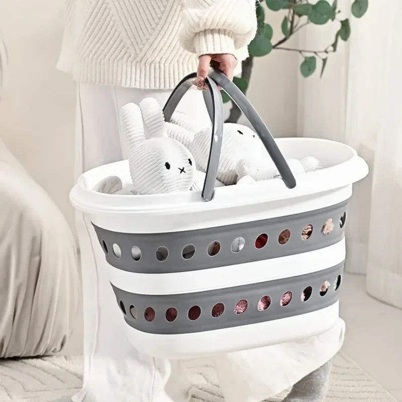 Collapsible Space-Saving Laundry Basket