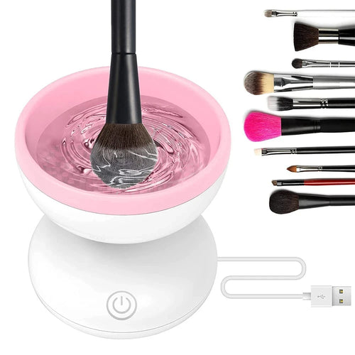 Automatic Makeup Brush Cleaner